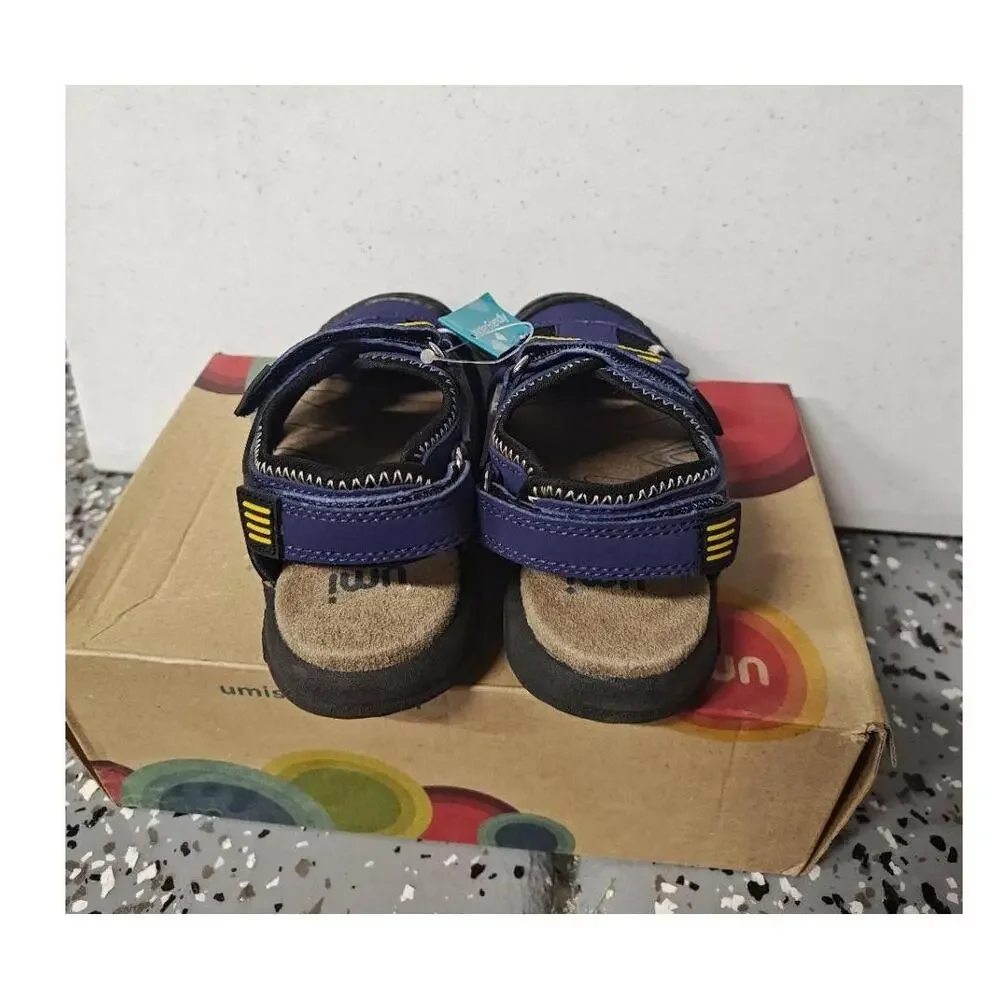 Umi Harrley Sandal Closed Toe Water Friendly Navy Blue‎ Black EU 27 US 10 UK9